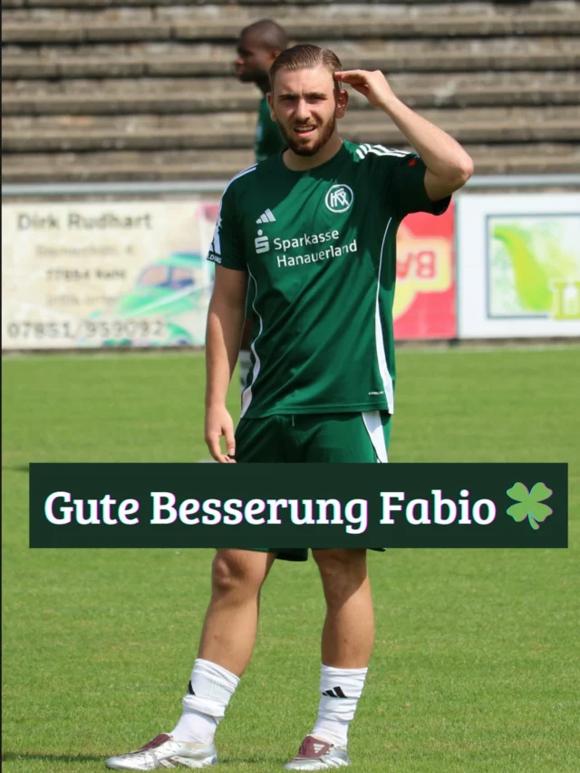 Leider müssen wir mitteilen, dass unser Mittelfeldspieler Fabio Bass sich am vergangenen Samstag gegen den Offenburger FV den fünften Mittelfußknochen gebrochen hat. Er wird uns für etwa ein Viertel Jahr fehlen ... Wir wünschen ihm ganz schnelle Genesung 🍀